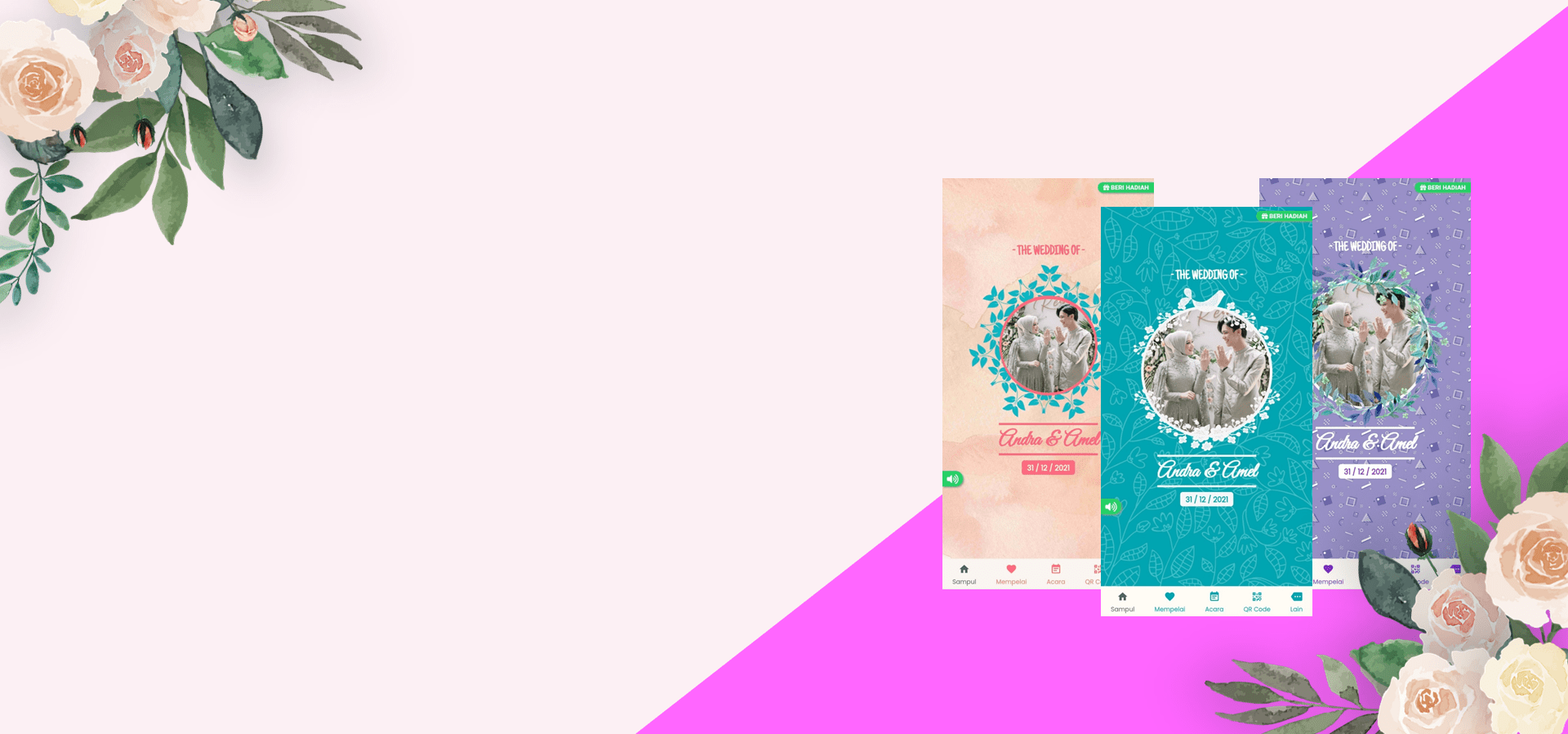 دعوات زفاف إلكترونية | فريدة، اقتصادية، عصرية