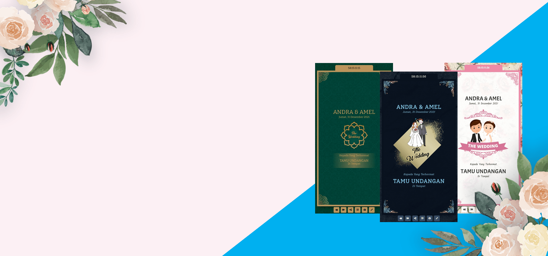 دعوات زفاف إلكترونية | فريدة، اقتصادية، عصرية